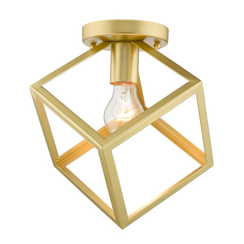 Cassio One Light Flush Mount in Olympic Gold (62|2086-FM OG)
