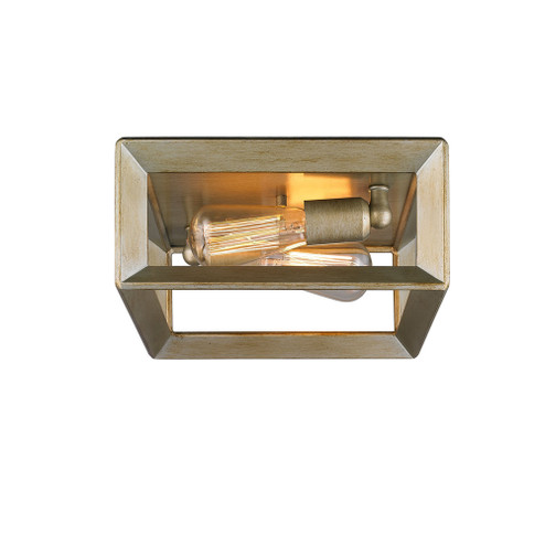 Smyth Two Light Flush Mount in White Gold (62|2073-FM WG)