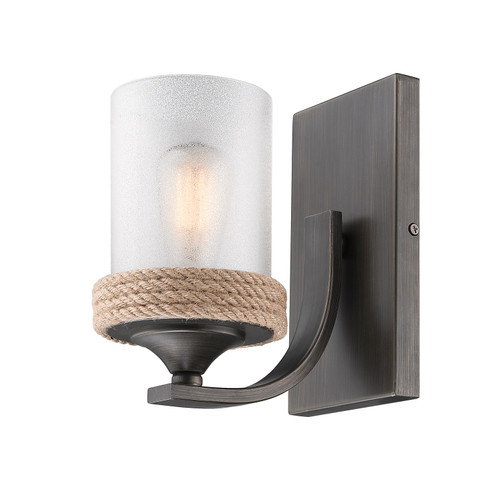 Chatham One Light Wall Sconce in Gunmetal Bronze (62|1048-BA1 GMT-CS)