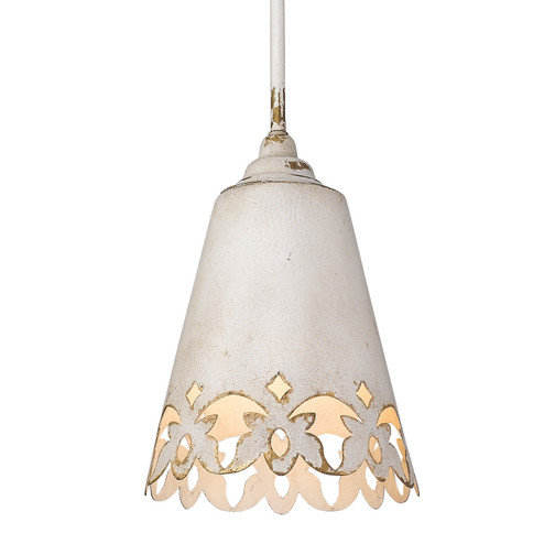 Eloise One Light Pendant in Antique Ivory (62|0883-S AI) Eloise One Light Pendant in Antique Ivory (62|0883-S AI)