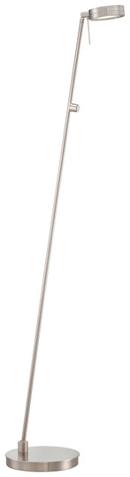 George's Reading Room LED Floor Lamp in Brushed Nickel (42|P4304-084)