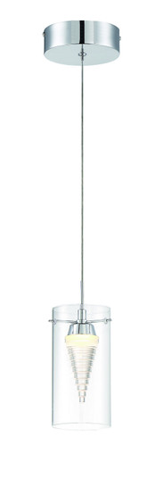 Funnel Cloud LED Mini Pendant in Chrome (42|P20-077-L)