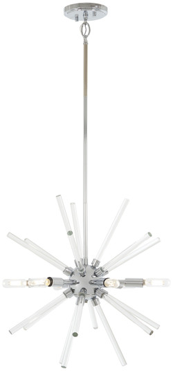 Spiked Six Light Pendant in Chrome (42|P1791-077)