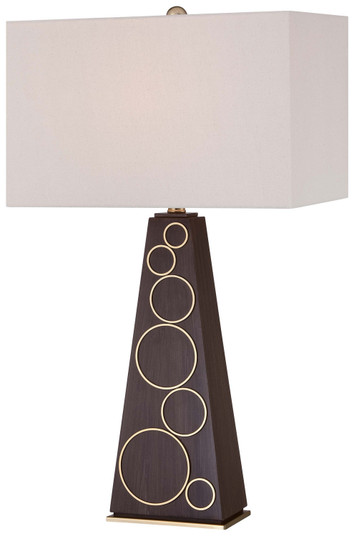 Portables One Light Table Lamp in Dark Walnut With Honey Gold Accents (42|P1610-0)