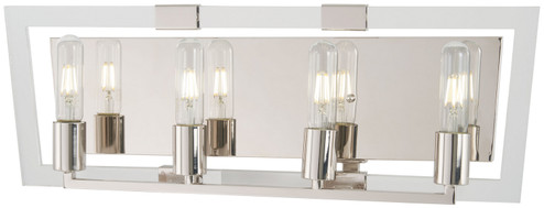 Crystal Chrome Four Light Bath in Polished Nickel (42|P1374-613)