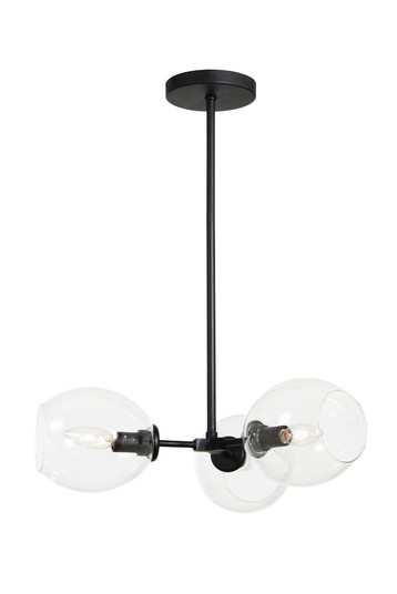 Nexpo Three Light Semi Flush Mount in Coal (42|P1363-66A)