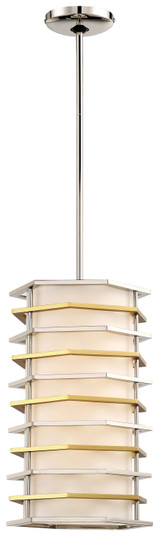 Levels LED Mini Pendant in Polished Nickel W/Honey Gold (42|P1071-657-L)