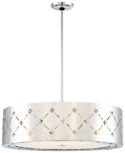 Crowned LED Pendant in Chrome (42|P1035-077-L)
