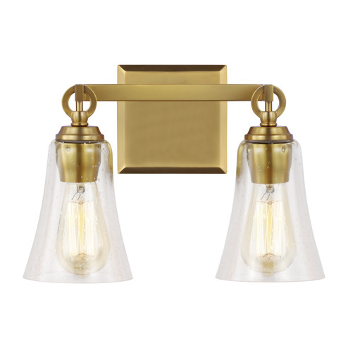 Monterro Two Light Vanity in Burnished Brass (454|VS24702BBS)