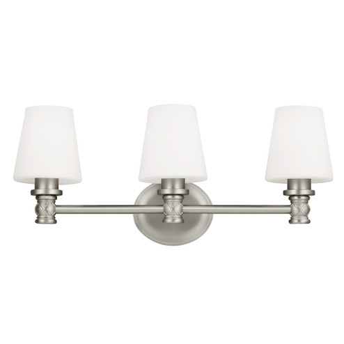 Xavierre Three Light Vanity in Satin Nickel (454|VS22103SN) Xavierre Three Light Vanity in Satin Nickel (454|VS22103SN)