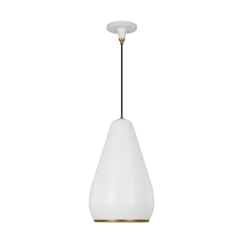 Clasica One Light Pendant in Matte White (454|TP1141MWTBBS)