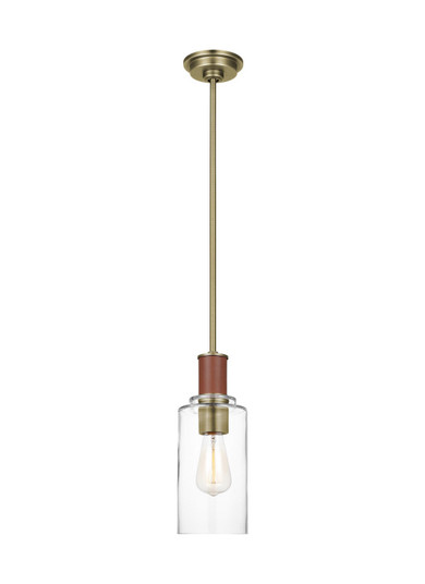 Hadley One Light Pendant in Time Worn Brass (454|LP1071TWBCG)