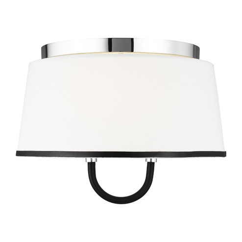 Katie Two Light Flush Mount in Polished Nickel (454|LF1002PN)