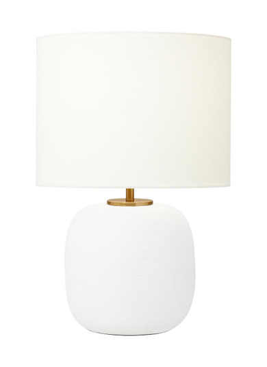Fanny One Light Table Lamp in Matte White Ceramic (454|HT1071MWC1)