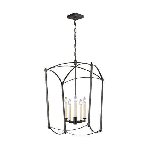 Thayer Five Light Lantern in Smith Steel (454|F3323/5SMS)