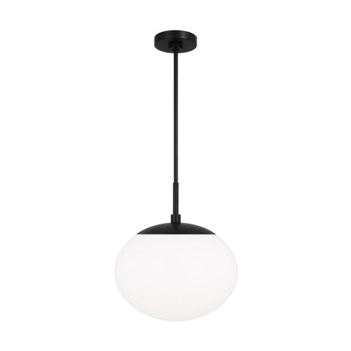 Lune One Light Pendant in Aged Iron (454|EP1341AI)