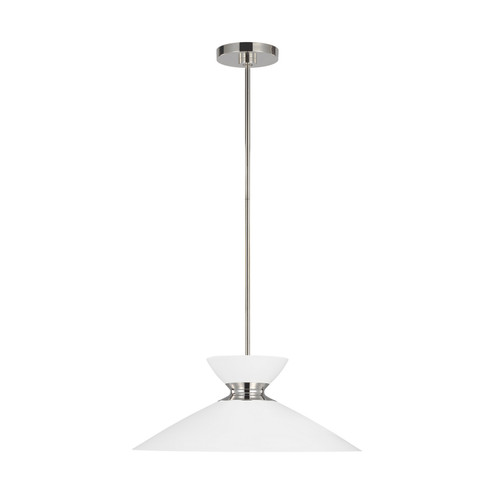 Heath One Light Pendant in Polished Nickel (454|EP1231MWTPN)