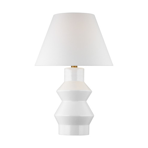Abaco One Light Table Lamp in Arctic White (454|CT1041ARCBBS1)