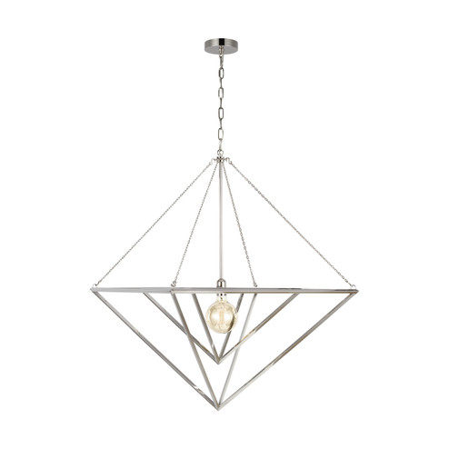 Carat One Light Pendant in Polished Nickel (454|CP1151PN)