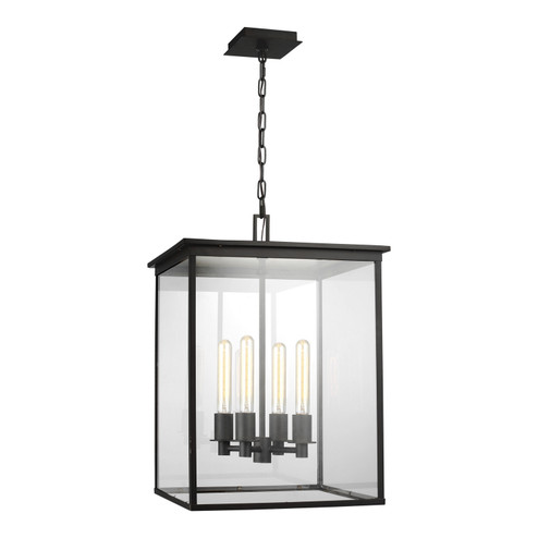 Freeport Four Light Hanging Lantern in Heritage Copper (454|CO1154HTCP)