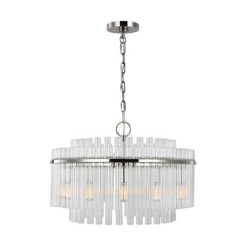 Beckett 12 Light Chandelier in Polished Nickel (454|CC12812PN)