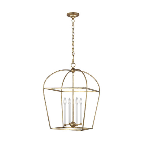 Stonington Four Light Lantern in Antique Gild (454|CC1094ADB) Stonington Four Light Lantern in Antique Gild (454|CC1094ADB)