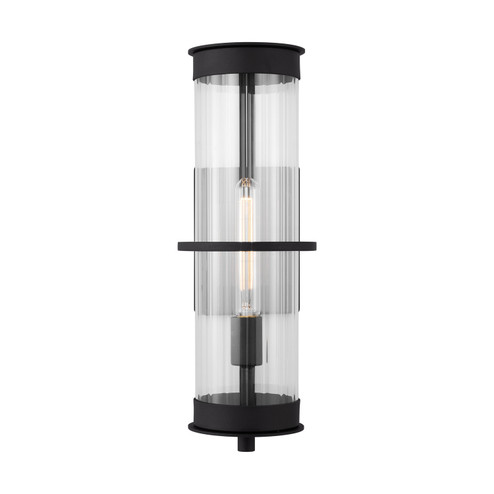Alcona One Light Outdoor Wall Lantern in Black (454|8726701-12)