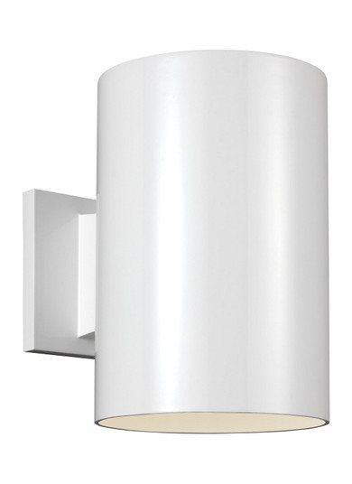 Outdoor Cylinders One Light Outdoor Wall Lantern in White (454|8313901-15/T)