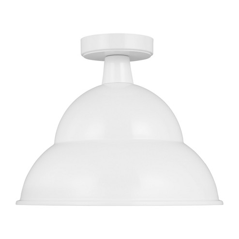 Barn Light One Light Outdoor Flush Mount in White (454|7836701EN3-15)