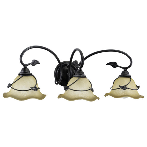 Vine Three Light Vanity in Oil Shale (63|VL38843OL)