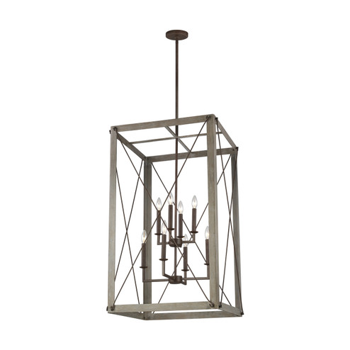 Thornwood Eight Light Hall / Foyer in Washed Pine (454|6526308EN-872)