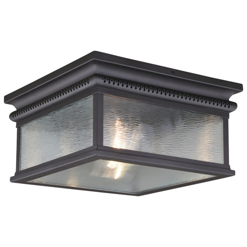 Cambridge Two Light Outdoor Flush Mount in Oil Rubbed Bronze (63|T0472)