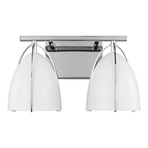 Norman Two Light Wall / Bath in Chrome (454|4451802EN3-05)