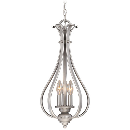 Monrovia Three Light Pendant in Brushed Nickel (63|PD35459BN)