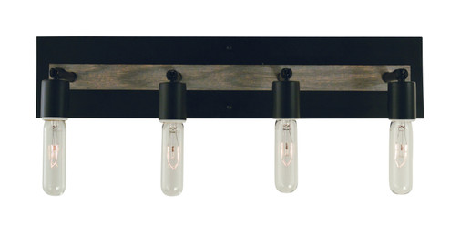 Loft Four Light Wall Sconce in Matte Black (8|5439 MBLACK)