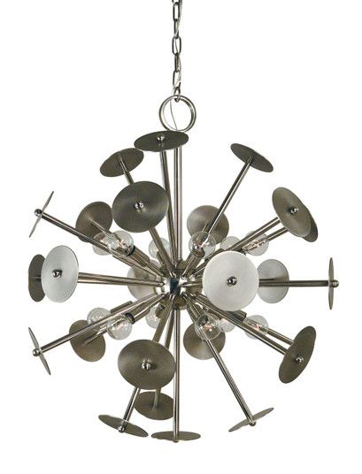 Apogee 12 Light Chandelier in Antique Brass with Mahogany Bronze Accents (8|4976 AB/MB)