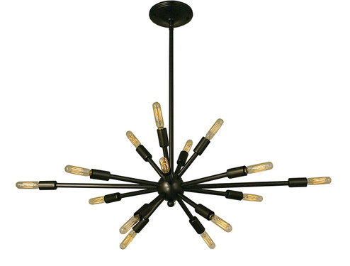 Simone 16 Light Chandelier in Brushed Nickel (8|4390 BN)