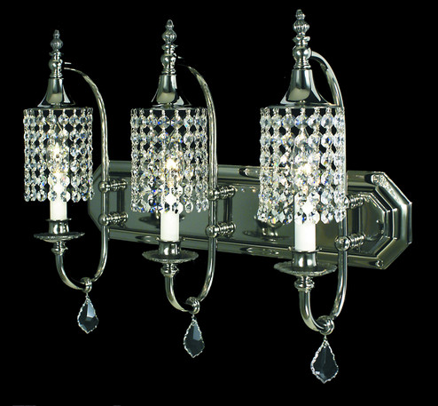 Princessa Three Light Chandelier in Polished Silver (8|2049 PS)