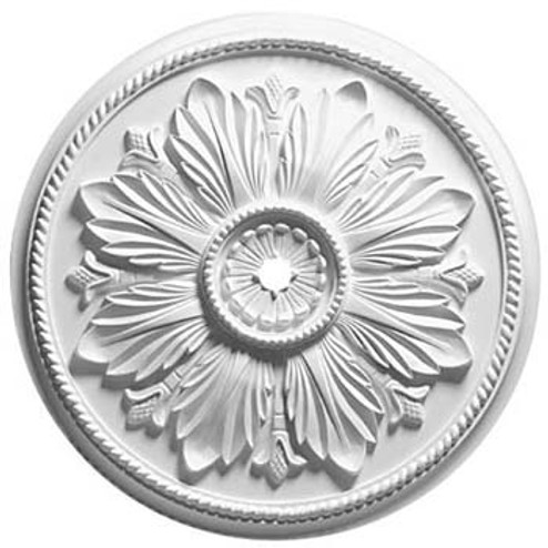 Renaissance Medallion in White (25|81641)