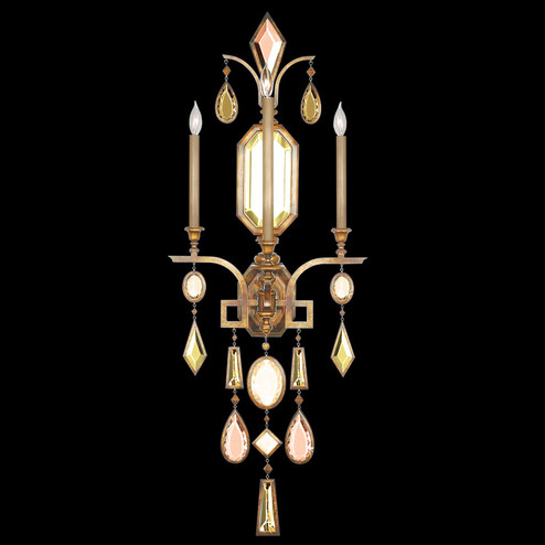 Encased Gems Three Light Wall Sconce in Gold (48|727050-1ST)