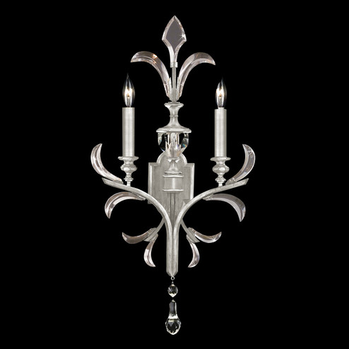 Beveled Arcs Two Light Wall Sconce in Silver (48|704850-SF4) Beveled Arcs Two Light Wall Sconce in Silver (48|704850-SF4)