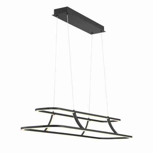 Cadoux LED Chandelier in Black (40|43877-010)