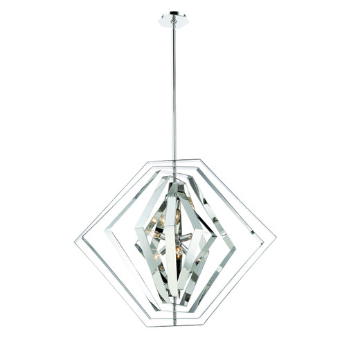 Downtown Six Light Chandelier in Chrome (40|31887-014)