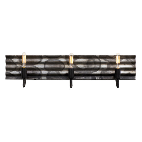 Flynne Three Light Bath in Artistic Fired Steel (137|337B03)