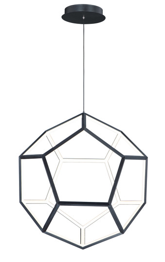 Penta LED Pendant in Black (86|E25106-BK)