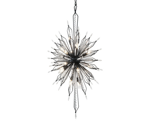 Orbital 20 Light Foyer Pendant in Carbon (137|311F20CB)