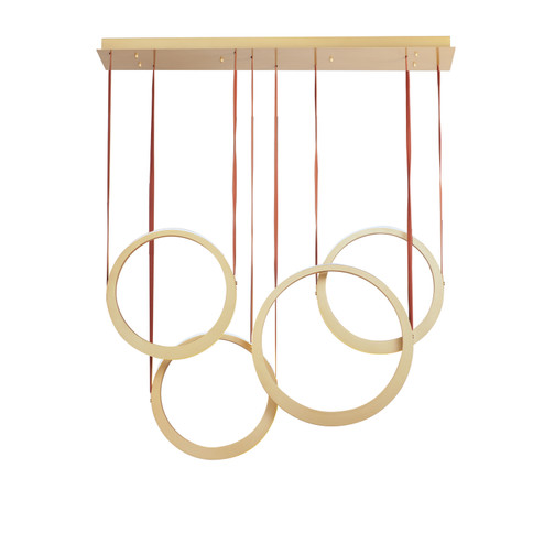 Tether LED Pendant in Natural Aged Brass (86|E24084-NAB)