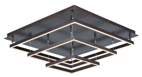 Quad LED Flush Mount in Bronze (86|E22408-BZ)