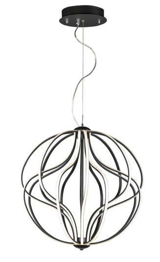 Aura LED Pendant in Black (86|E21176-BK)