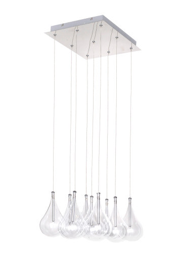 Larmes LED Pendant in Polished Chrome (86|E20116-18)